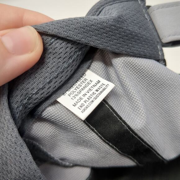 Adidas Aeroready Baseball Cap Gray One Size Adjustable Breathable Mesh 6 Panel - Picture 9 of 9